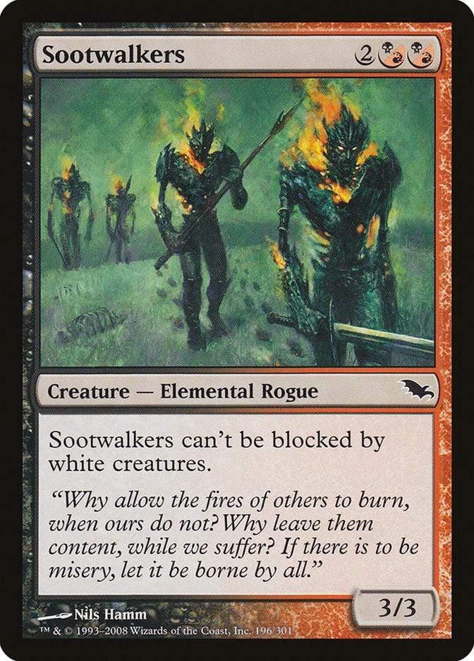 Magic: The Gathering MTG Single Sootwalkers [Shadowmoor]