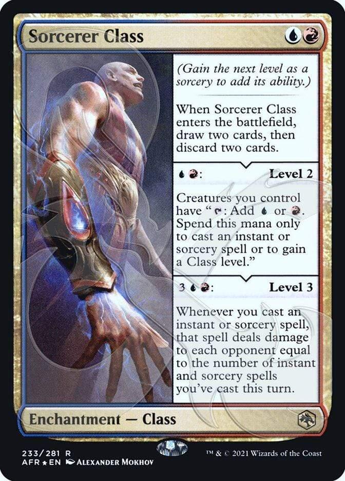 Magic: The Gathering MTG Single Sorcerer Class (Ampersand Promo) [Dungeons & Dragons: Adventures in the Forgotten Realms Promos]