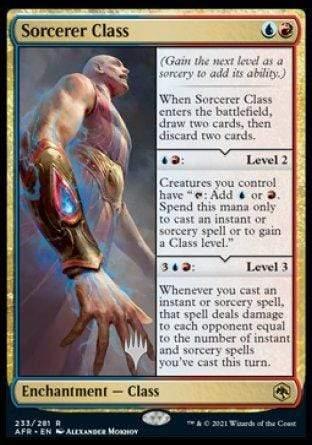 Magic: The Gathering MTG Single Sorcerer Class (Promo Pack) [Dungeons & Dragons: Adventures in the Forgotten Realms Promos]