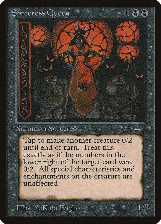 Magic: The Gathering MTG Single Sorceress Queen [Arabian Nights]