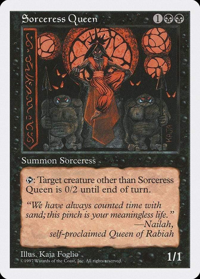 Magic: The Gathering MTG Single Sorceress Queen [Fifth Edition]