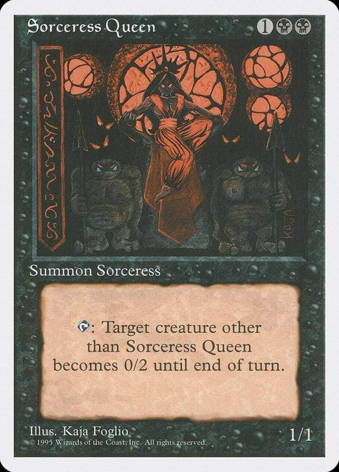 Magic: The Gathering MTG Single Sorceress Queen [Fourth Edition]