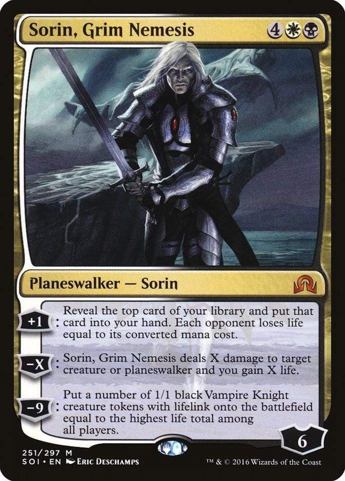 Magic: The Gathering MTG Single Sorin, Grim Nemesis [Shadows over Innistrad]
