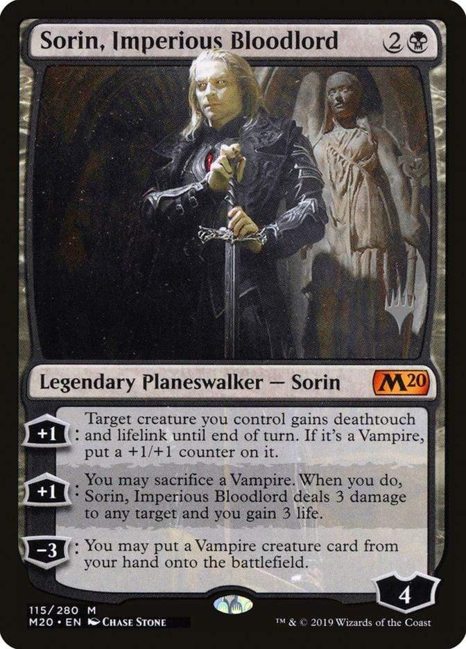 Magic: The Gathering MTG Single Sorin, Imperious Bloodlord (Promo Pack) [Core Set 2020 Promos]