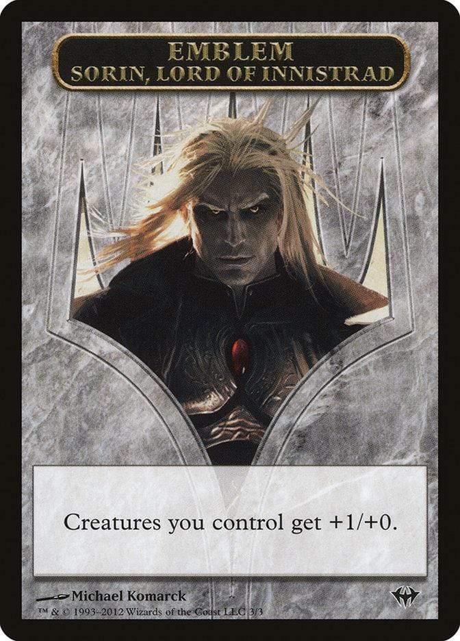 Magic: The Gathering MTG Single Sorin, Lord of Innistrad Emblem [Dark Ascension Tokens]
