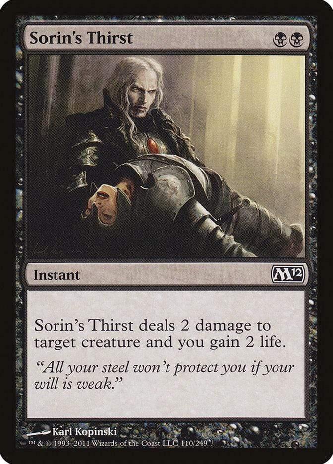 Magic: The Gathering MTG Single Sorin's Thirst [Magic 2012]