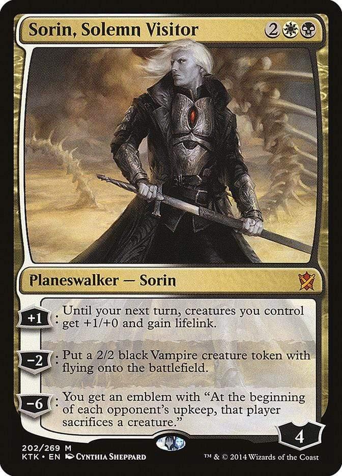 Magic: The Gathering MTG Single Sorin, Solemn Visitor [Khans of Tarkir]