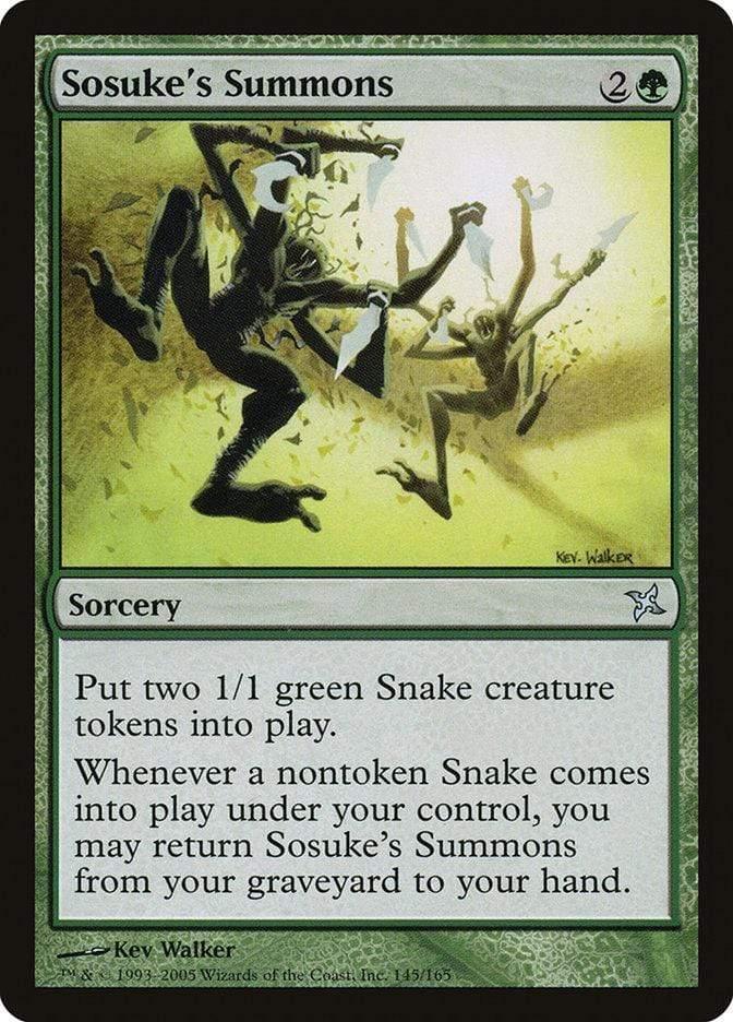 Magic: The Gathering MTG Single Sosuke's Summons [Betrayers of Kamigawa]