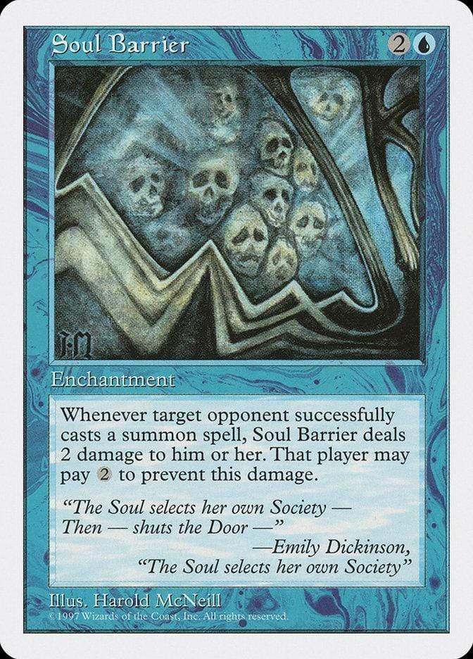 Magic: The Gathering MTG Single Soul Barrier [Fifth Edition]