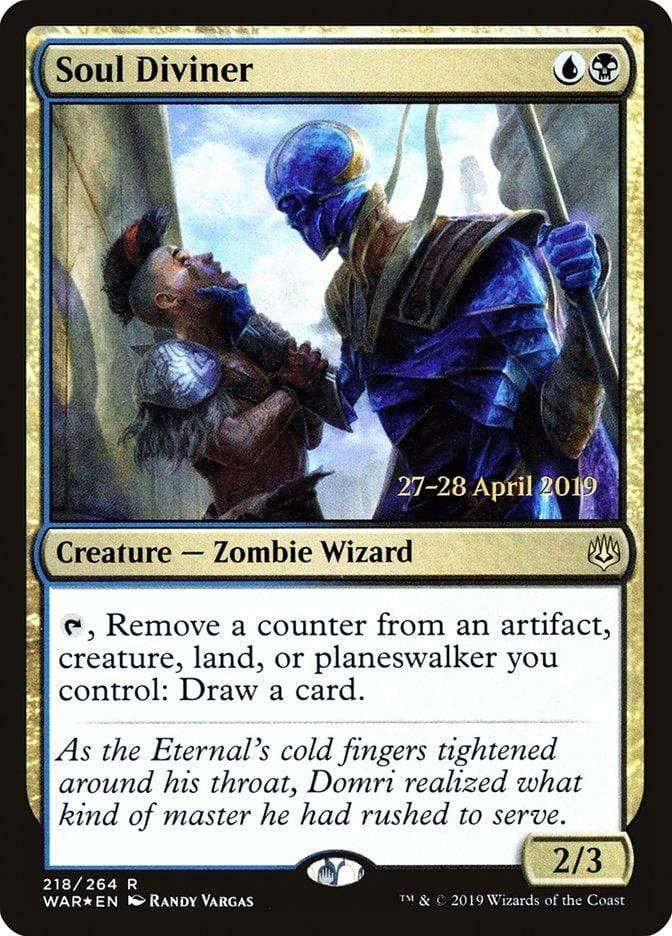Magic: The Gathering MTG Single Soul Diviner  [War of the Spark Prerelease Promos]