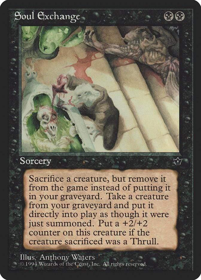 Magic: The Gathering MTG Single Soul Exchange [Fallen Empires]