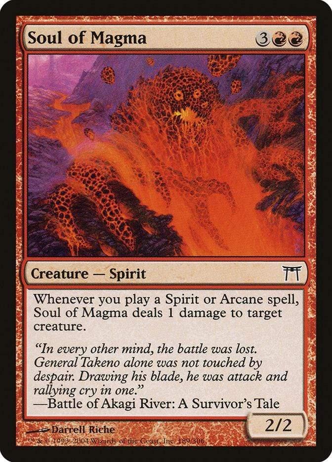 Magic: The Gathering MTG Single Soul of Magma [Champions of Kamigawa]