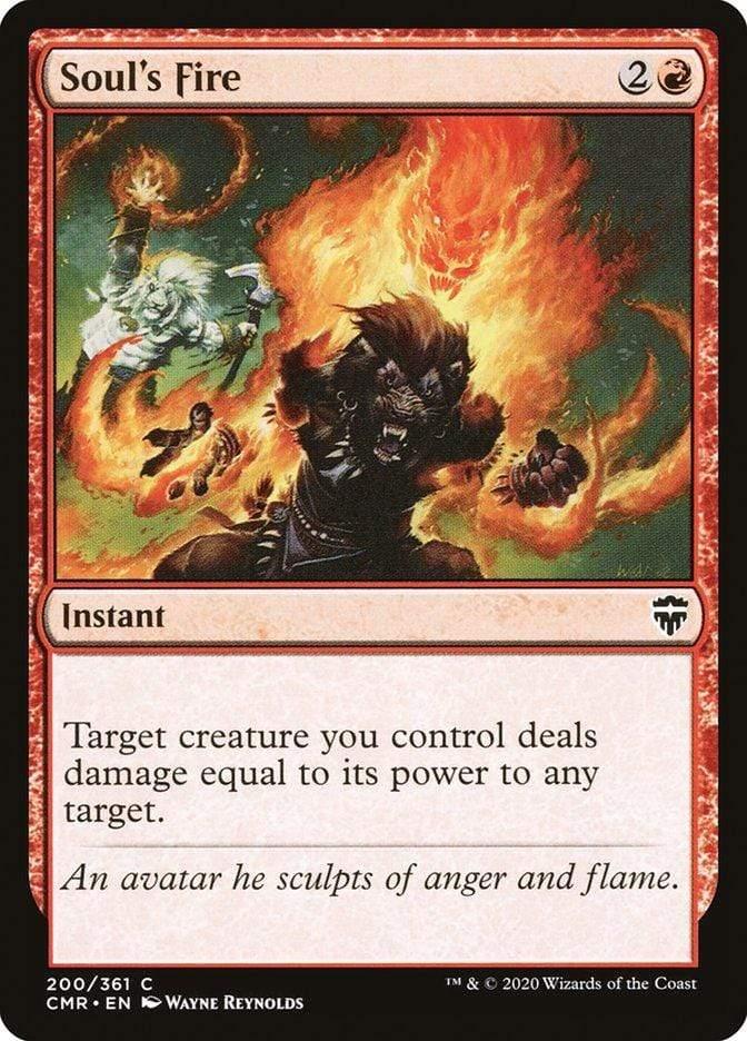 Magic: The Gathering MTG Single Soul's Fire [Commander Legends]