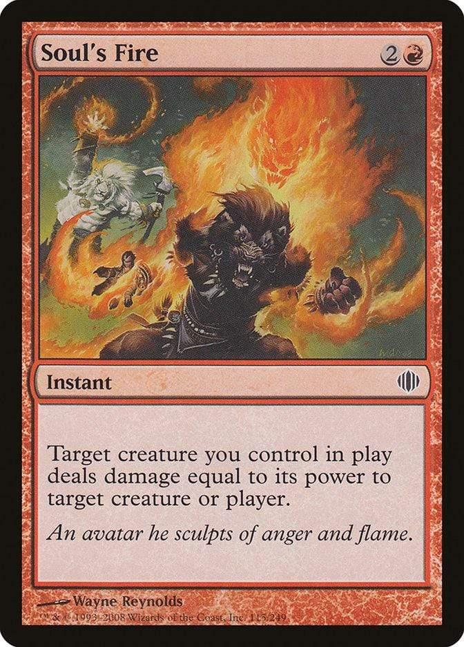 Magic: The Gathering MTG Single Soul's Fire [Shards of Alara]