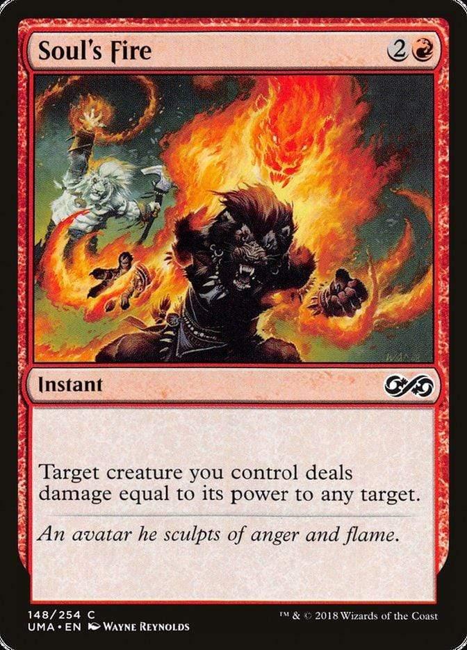 Magic: The Gathering MTG Single Soul's Fire [Ultimate Masters]