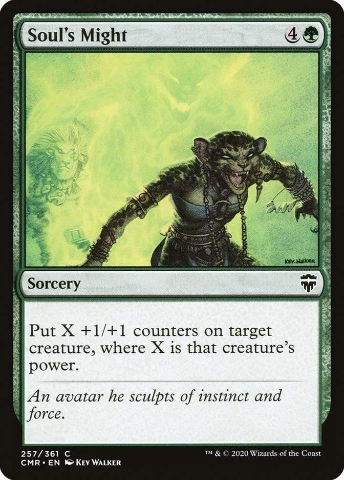 Magic: The Gathering MTG Single Soul's Might [Commander Legends]