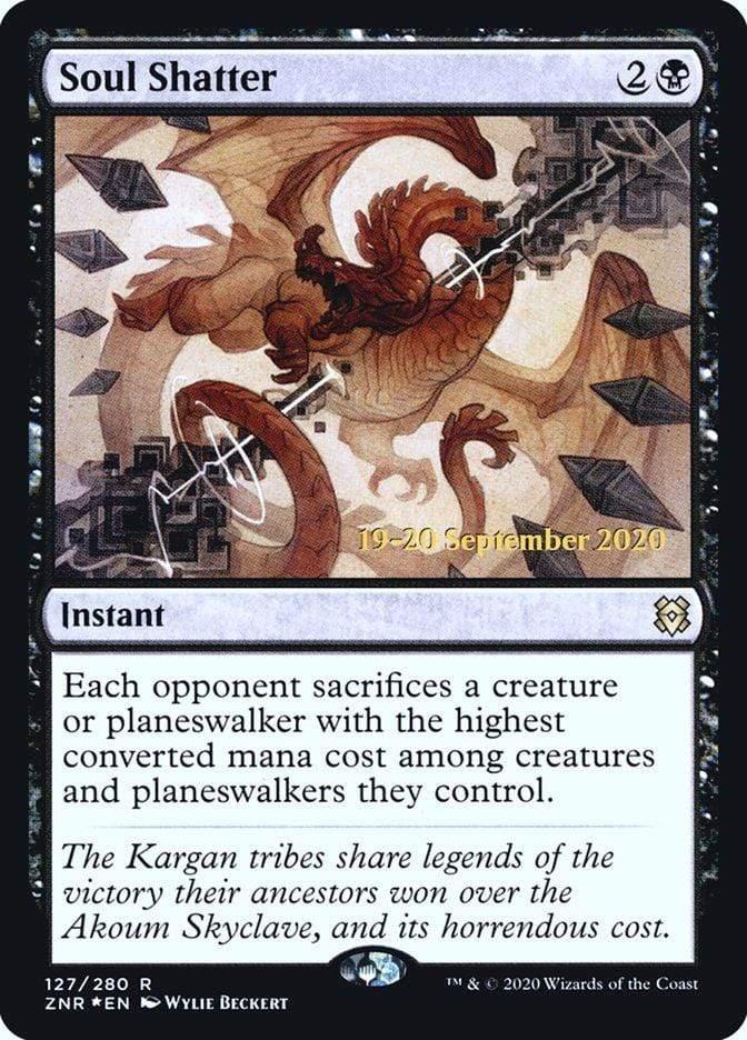 Magic: The Gathering MTG Single Soul Shatter [Zendikar Rising Prerelease Promos]