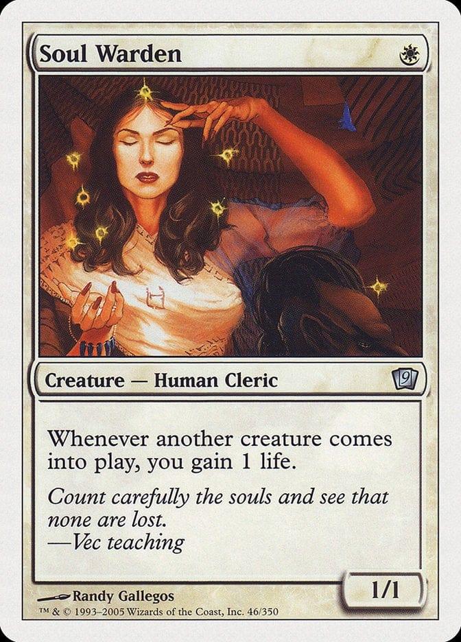 Magic: The Gathering MTG Single Soul Warden [Ninth Edition]