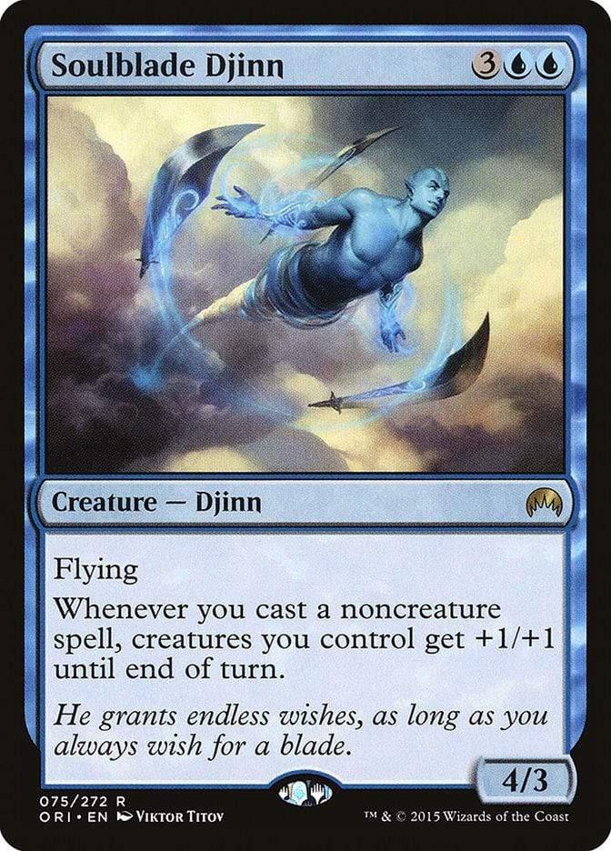 Magic: The Gathering MTG Single Soulblade Djinn [Magic Origins]
