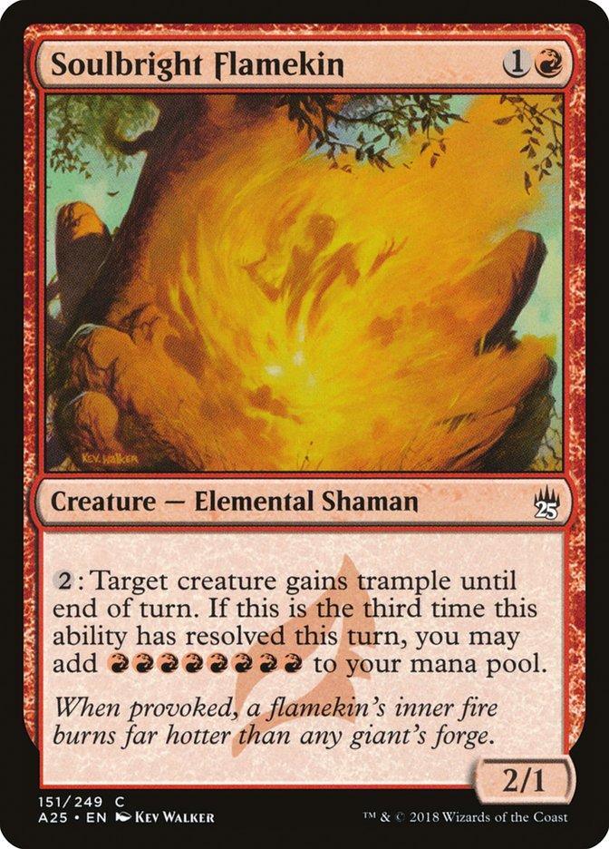 Magic: The Gathering MTG Single Soulbright Flamekin [Masters 25]