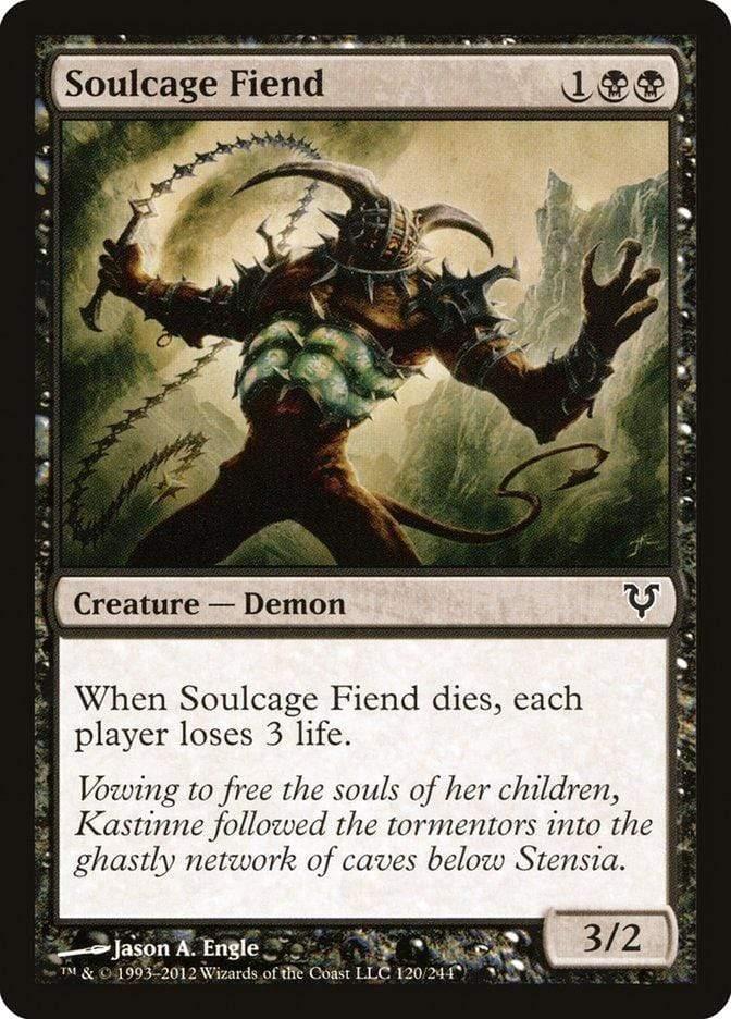 Magic: The Gathering MTG Single Soulcage Fiend [Avacyn Restored]