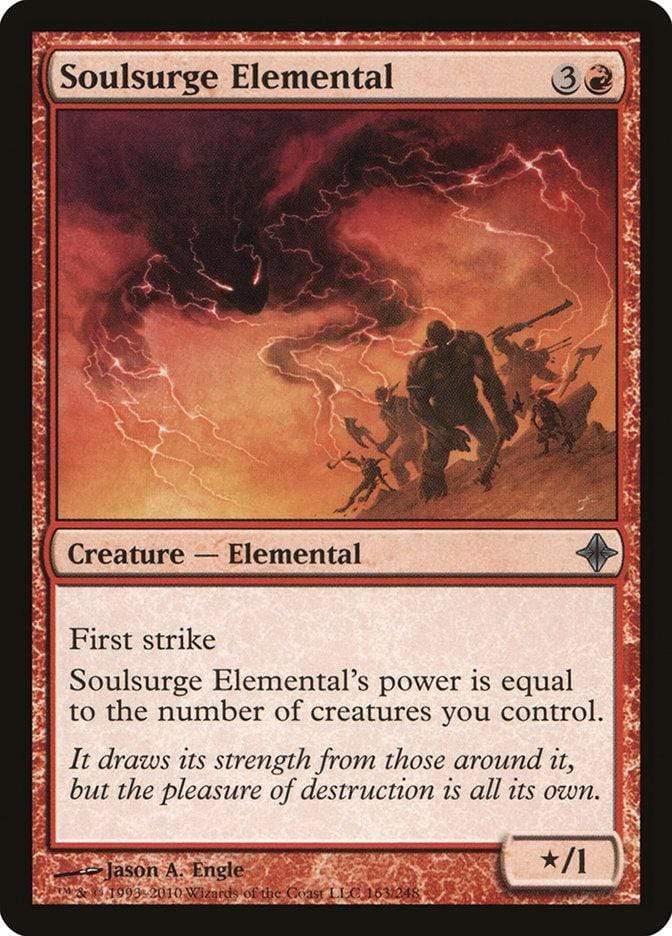 Magic: The Gathering MTG Single Soulsurge Elemental [Rise of the Eldrazi]