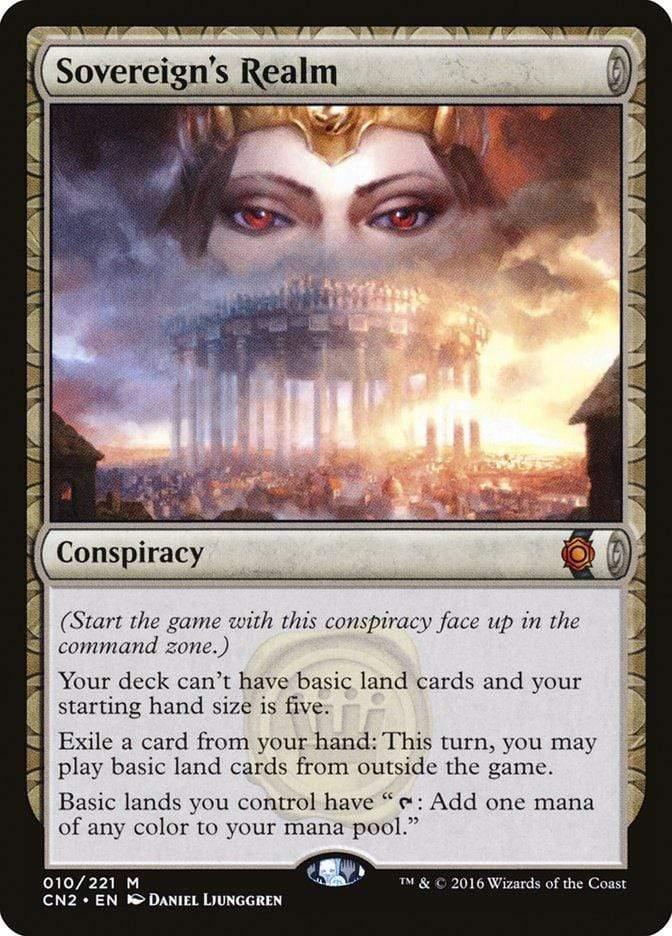 Magic: The Gathering MTG Single Sovereign's Realm [Conspiracy: Take the Crown]