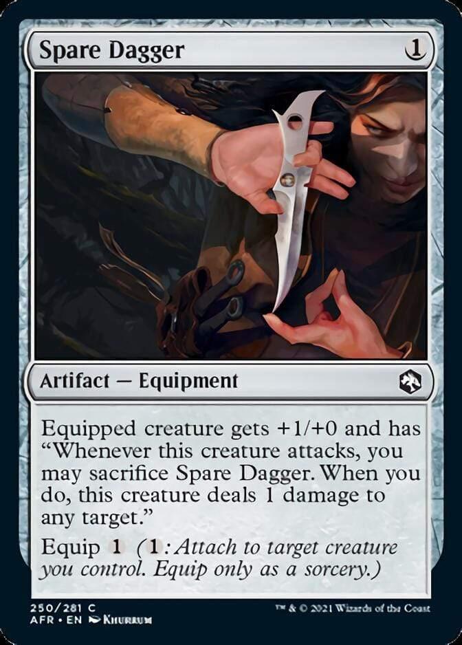 Magic: The Gathering MTG Single Spare Dagger [Dungeons & Dragons: Adventures in the Forgotten Realms]