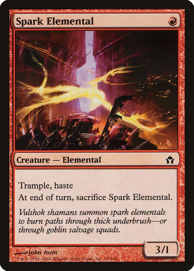 Magic: The Gathering MTG Single Spark Elemental [Fifth Dawn]