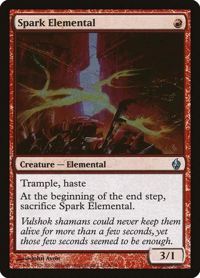 Magic: The Gathering MTG Single Spark Elemental [Premium Deck Series: Fire and Lightning]
