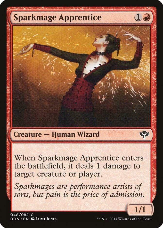 Magic: The Gathering MTG Single Sparkmage Apprentice [Duel Decks: Speed vs. Cunning]