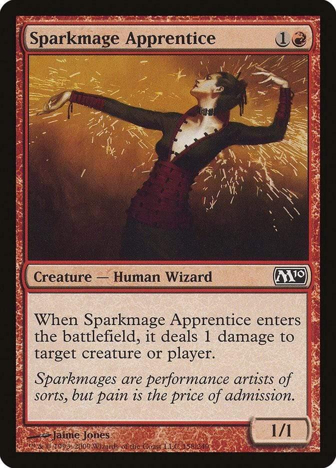 Magic: The Gathering MTG Single Sparkmage Apprentice [Magic 2010]