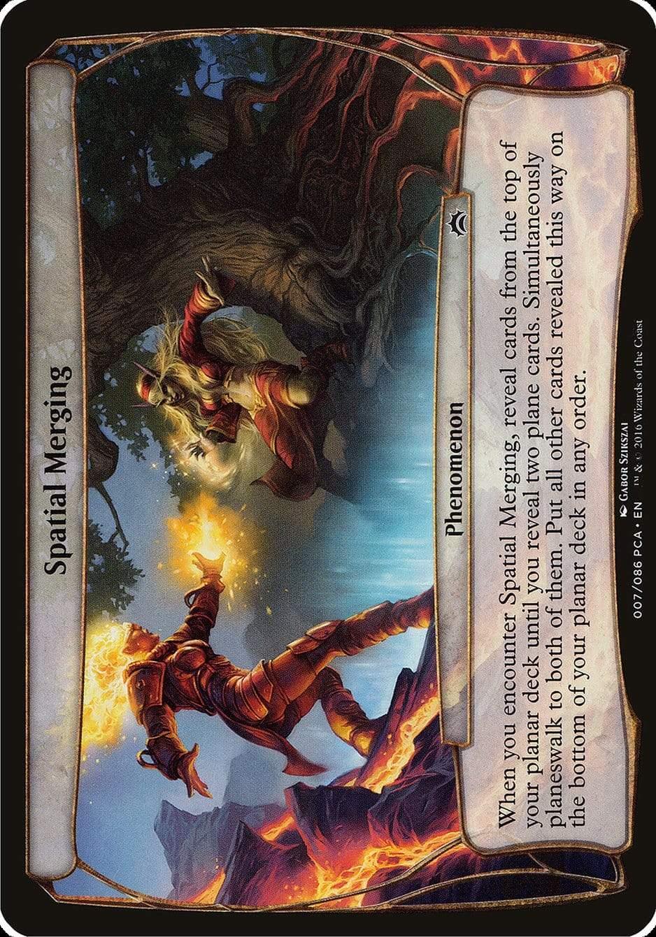 Magic: The Gathering MTG Single Spatial Merging (Planes) [Planechase Anthology Planes]