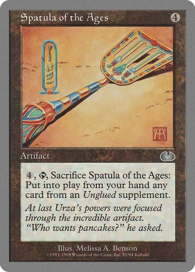 Magic: The Gathering MTG Single Spatula of the Ages [Unglued]