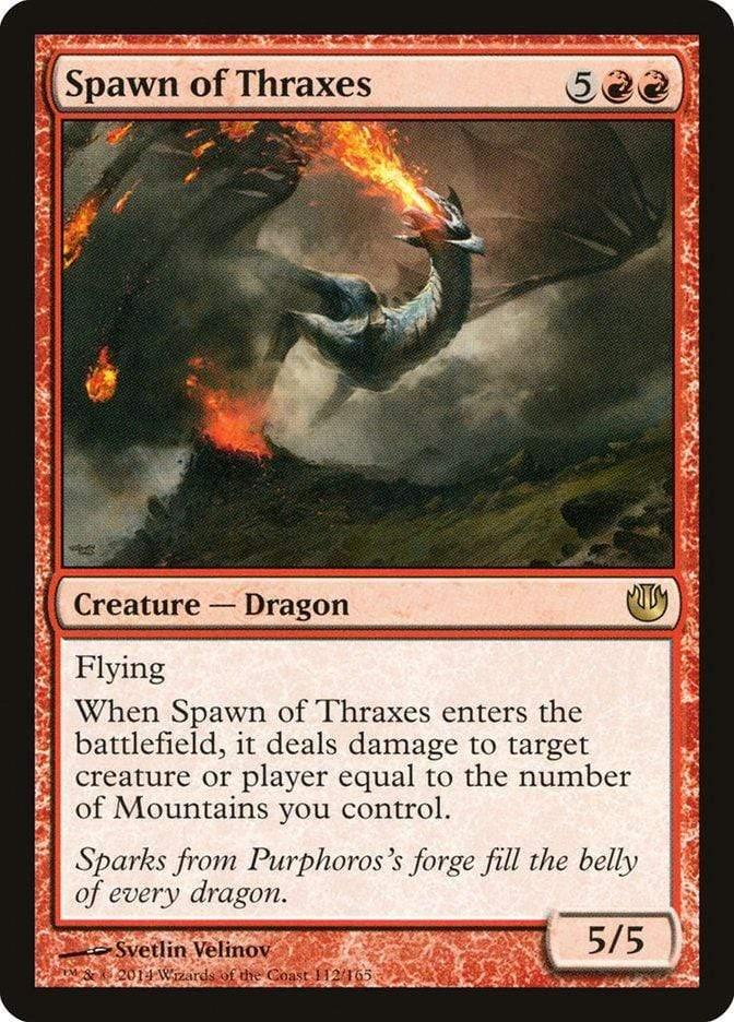 Magic: The Gathering MTG Single Spawn of Thraxes [Journey into Nyx]