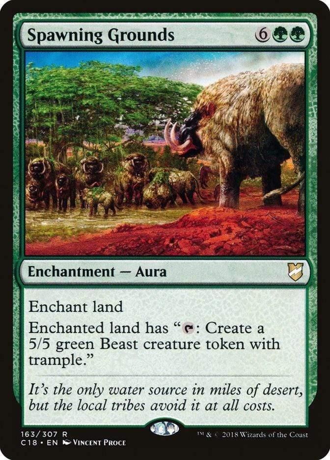 Magic: The Gathering MTG Single Spawning Grounds [Commander 2018]