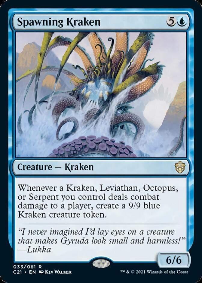 Magic: The Gathering MTG Single Spawning Kraken [Commander 2021]