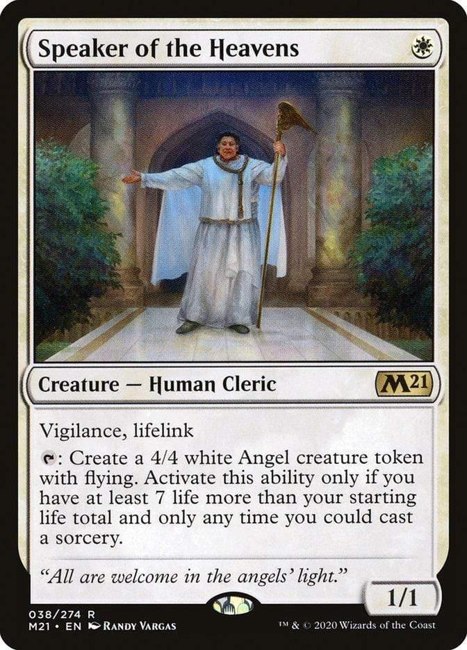 Magic: The Gathering MTG Single Speaker of the Heavens [Core Set 2021]