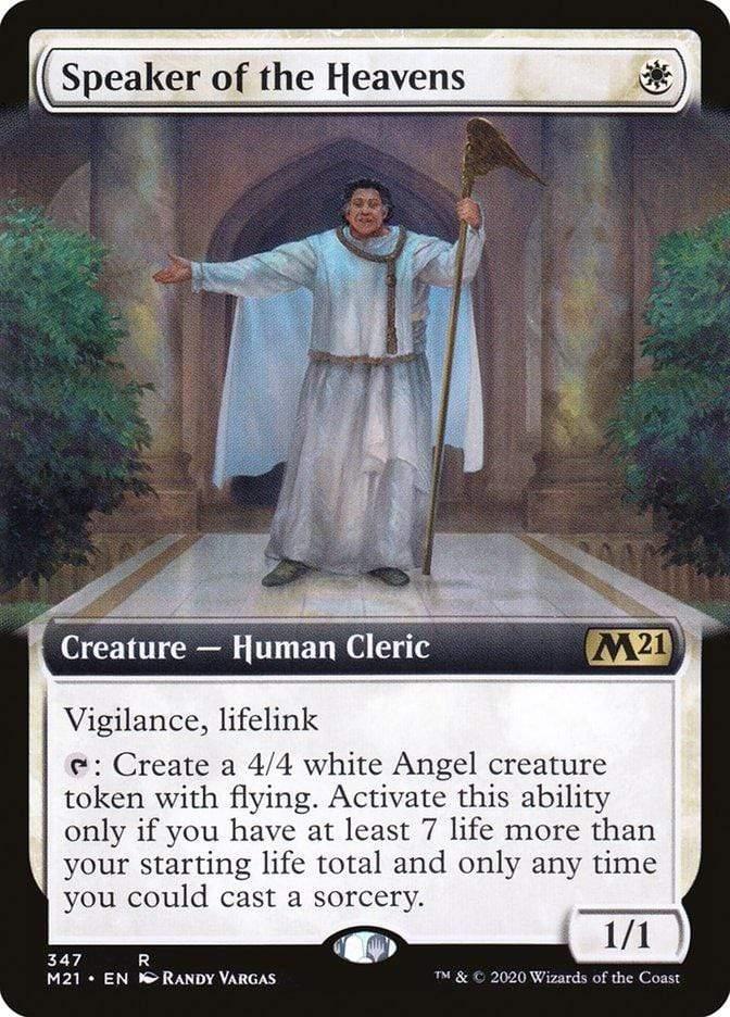Magic: The Gathering MTG Single Speaker of the Heavens (Extended) [Core Set 2021]