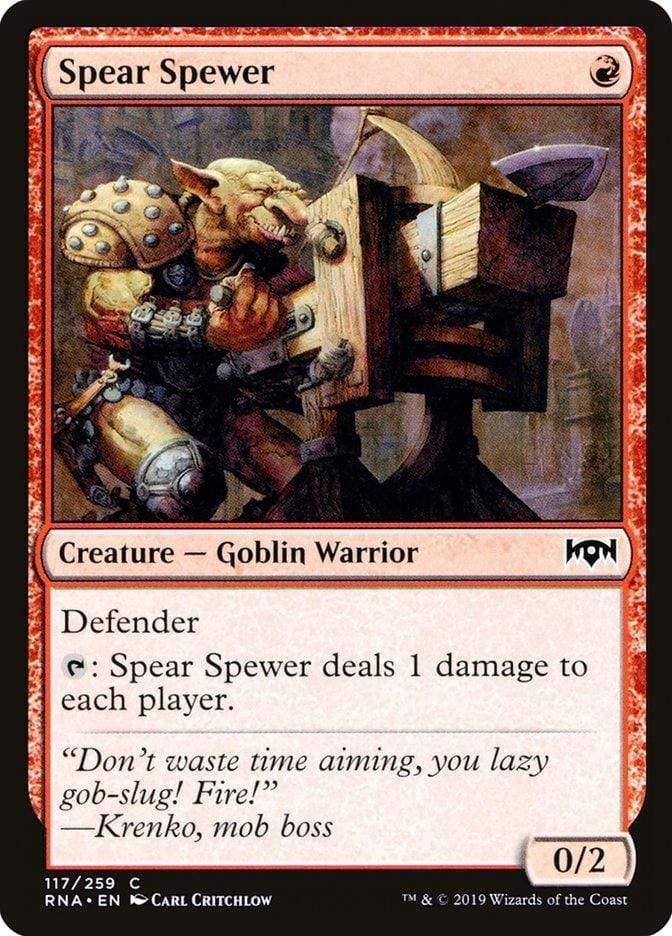 Magic: The Gathering MTG Single Spear Spewer [Ravnica Allegiance]
