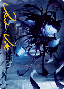 Magic: The Gathering MTG Single Spectral Adversary Art Card (Gold-Stamped Signature) [Innistrad: Midnight Hunt Art Series]