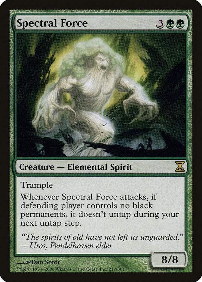 Magic: The Gathering MTG Single Spectral Force [Time Spiral]