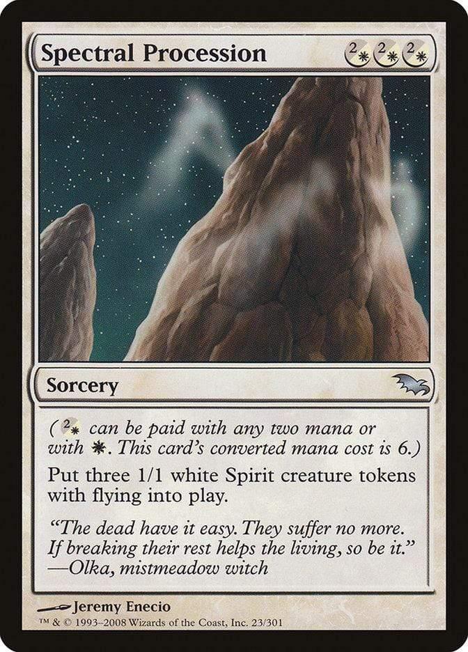 Magic: The Gathering MTG Single Spectral Procession [Shadowmoor]
