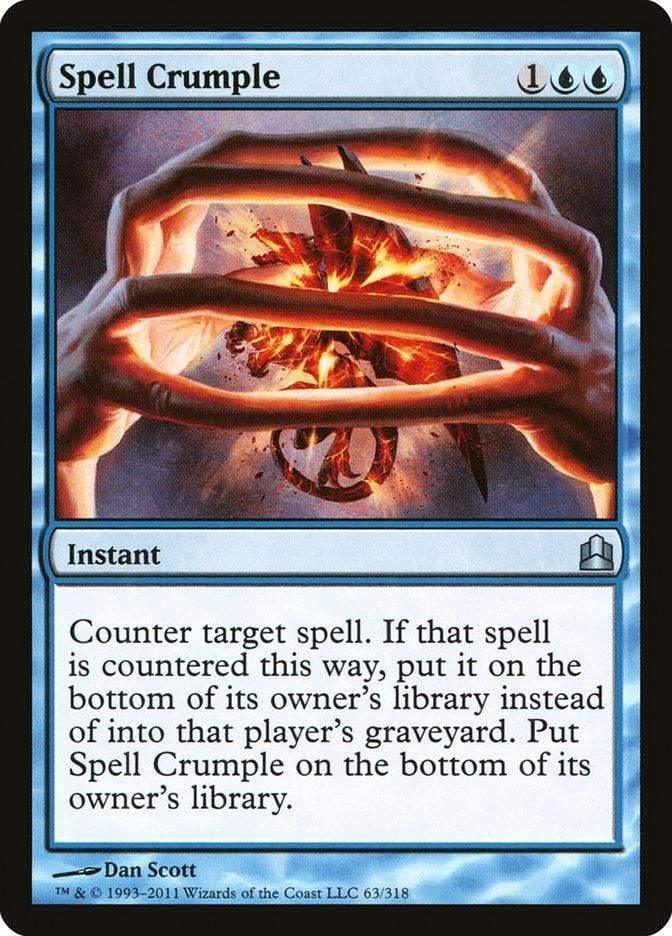 Magic: The Gathering MTG Single Spell Crumple [Commander 2011]