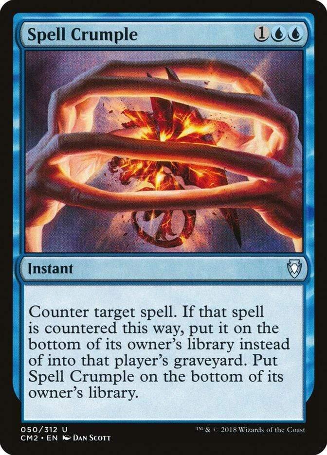 Magic: The Gathering MTG Single Spell Crumple [Commander Anthology Volume II]