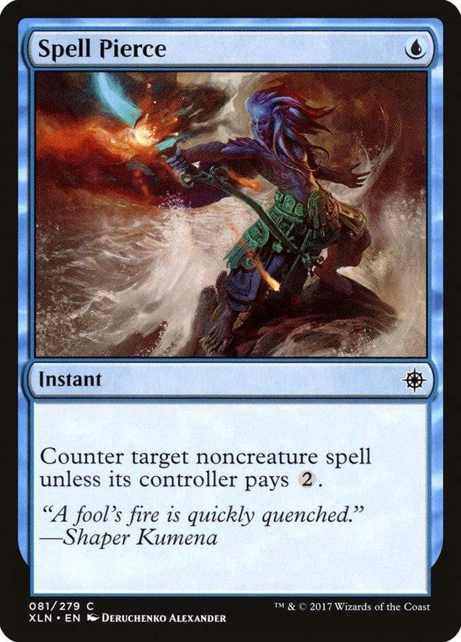 Magic: The Gathering MTG Single Spell Pierce [Ixalan]