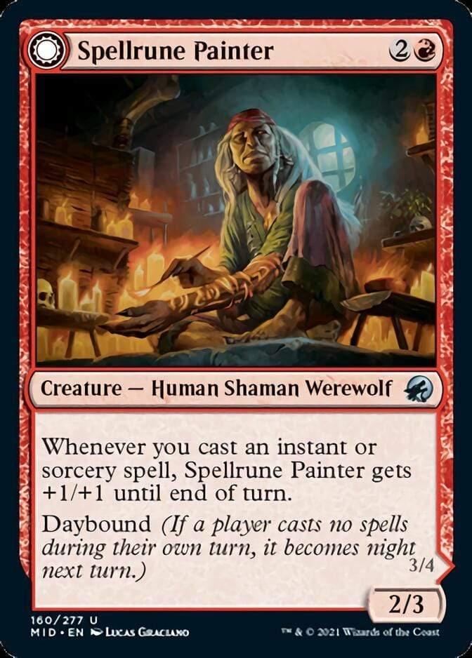 Magic: The Gathering MTG Single Spellrune Painter // Spellrune Howler [Innistrad: Midnight Hunt]