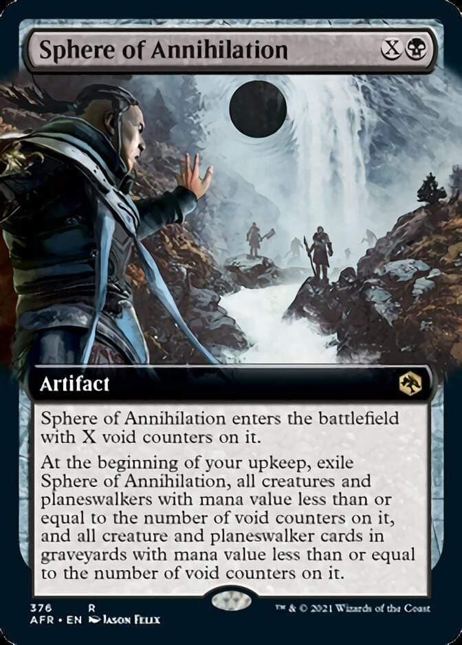Magic: The Gathering MTG Single Sphere of Annihilation (Extended) [Dungeons & Dragons: Adventures in the Forgotten Realms]