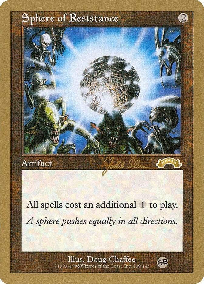 Magic: The Gathering MTG Single Sphere of Resistance [World Championship Decks 1999]