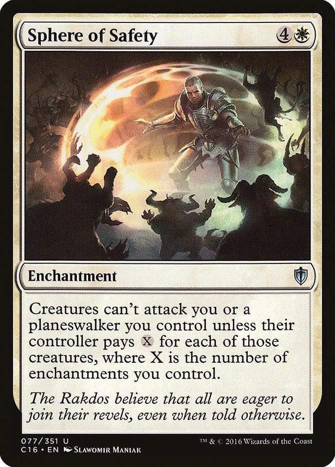 Magic: The Gathering MTG Single Sphere of Safety [Commander 2016]